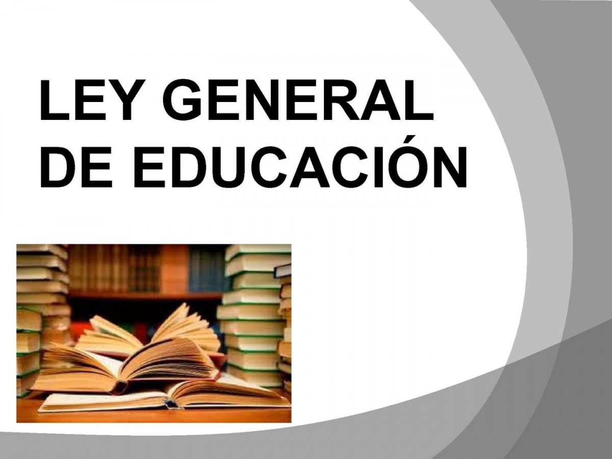 Ley general de educacion