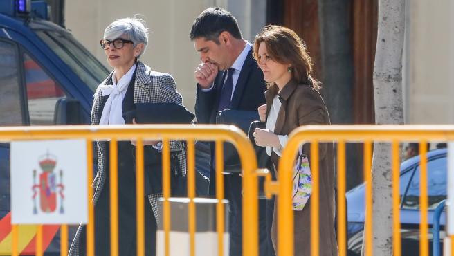 Trapero llega a la audiencia nacional para ser juzgado por el proceso independentista en cataluna