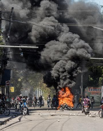 Protestas en haiti dejan un muerto y un herido