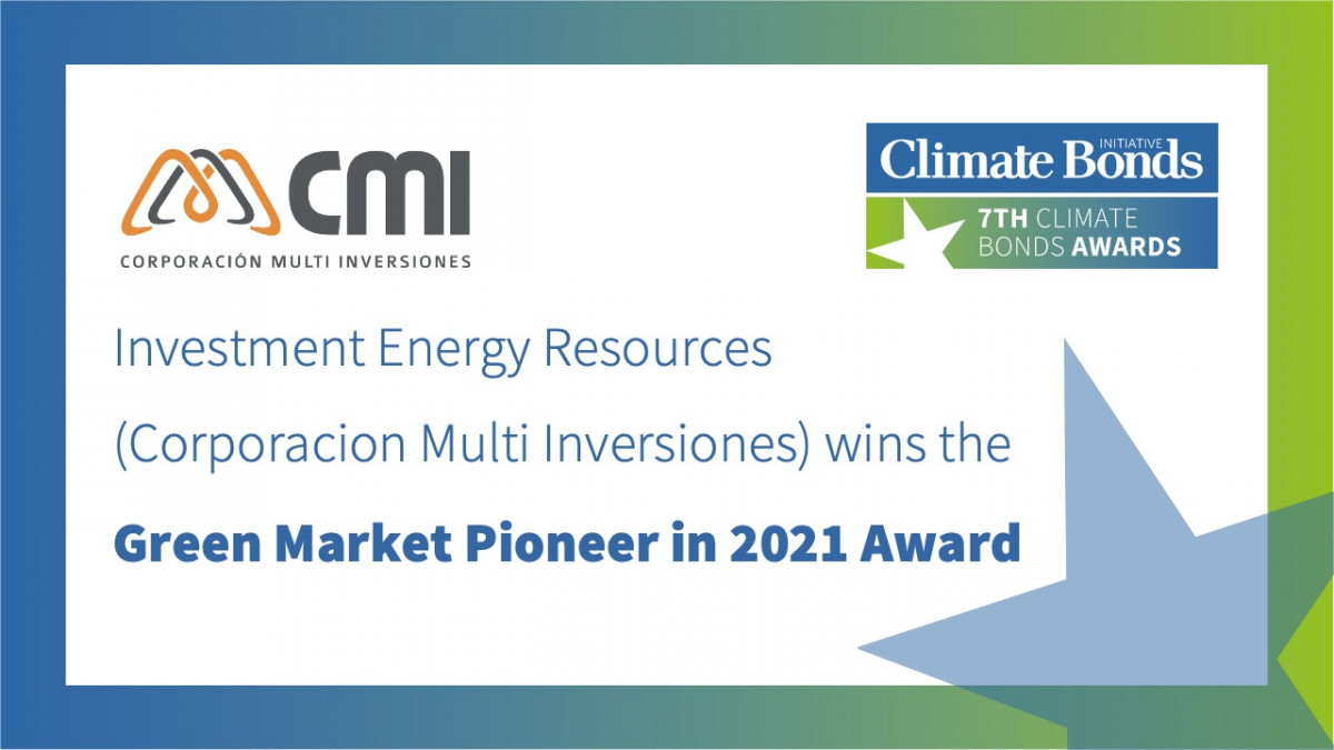 CMI ganador del Green Market Pioneer 2021 Award