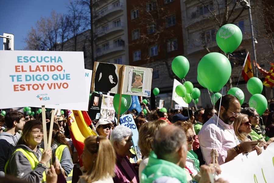 Marcha aborto madrid provida