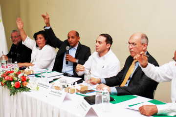 William Jiménez Santos, Martha Peña, Moisés Parra, Ricardo Sosa, Fernando Ortega y Reinoso Meran