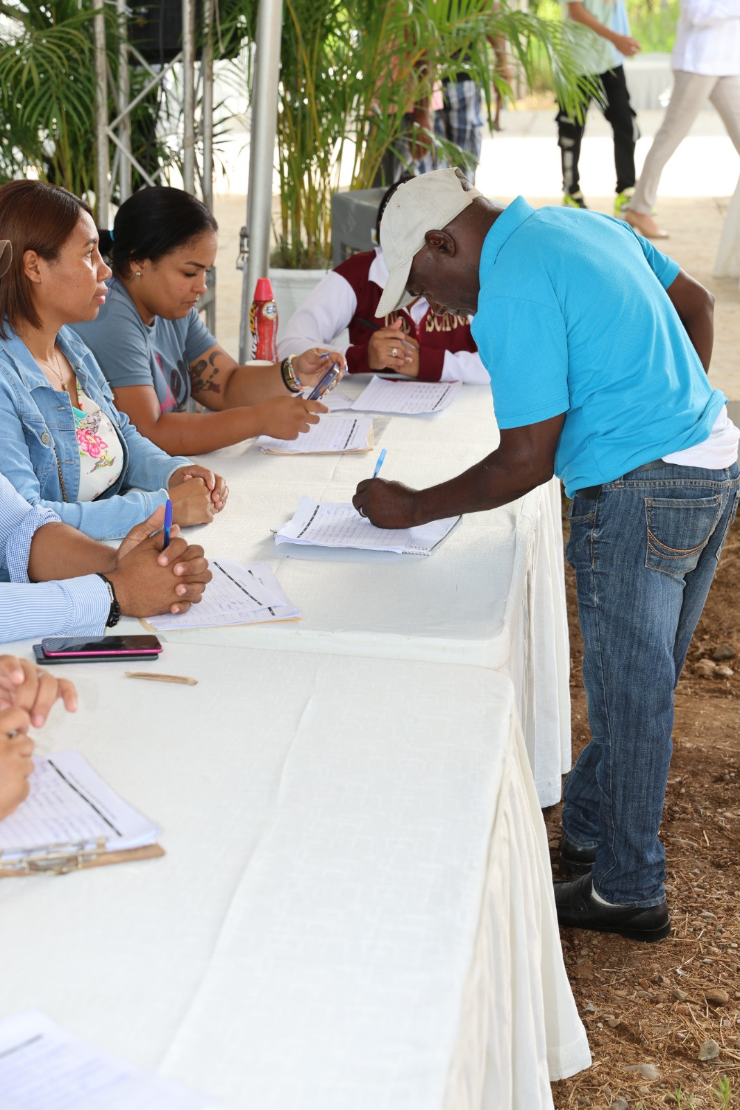 Comunitario de Santo Domingo Norte durante el registro