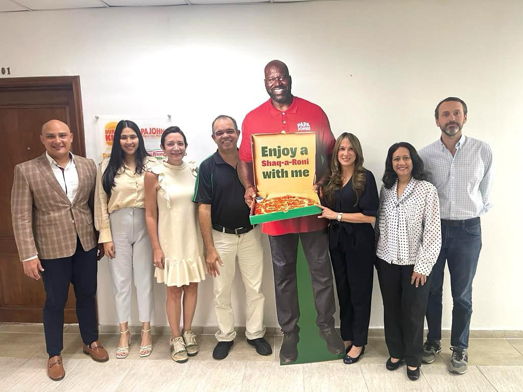 Ejecutivos de Papa Johns Repu00fablica Dominicana