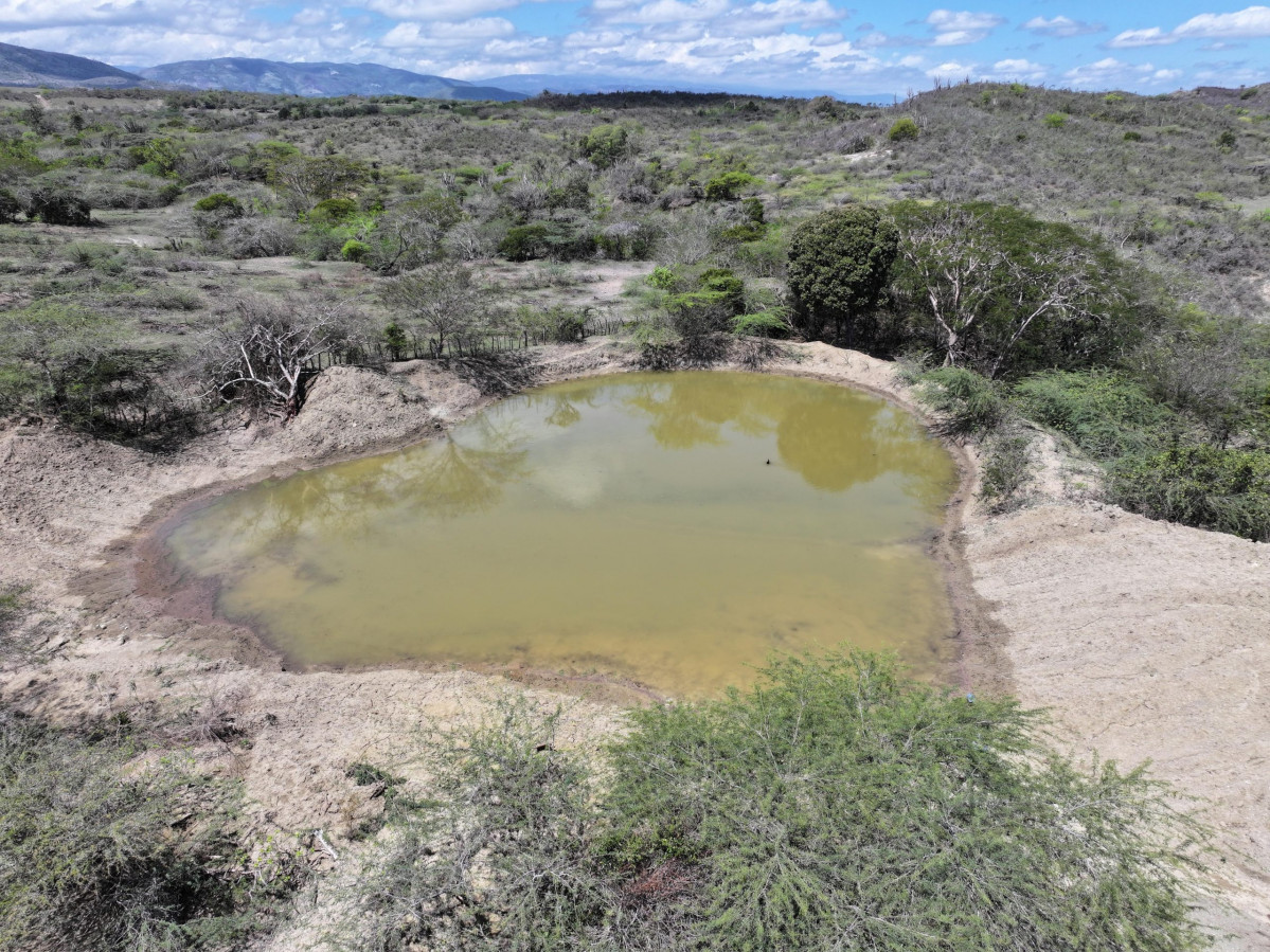 Vista general de una de las lagunas construidas por el INDRHI en la seccion Las Mulas municipio Las Matas de Farfan scaled