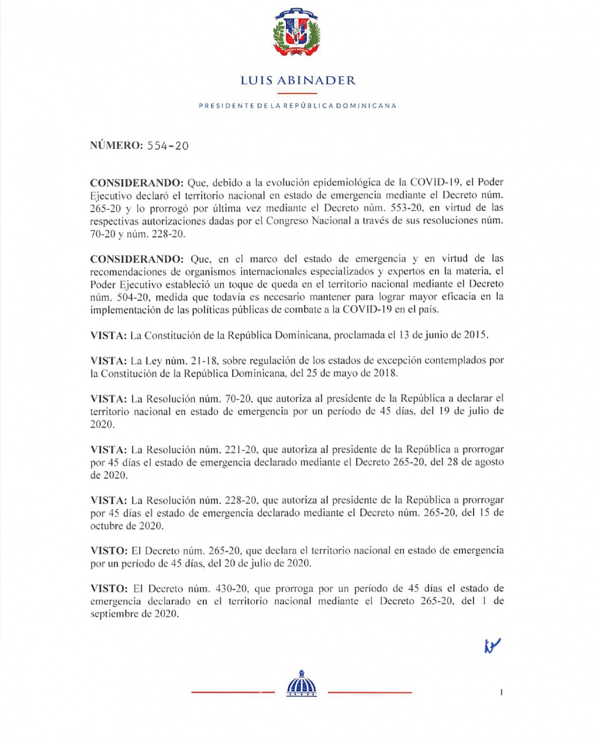 Decreto 554 20 Extensiu00f3n del toque de queda feriados page 0001