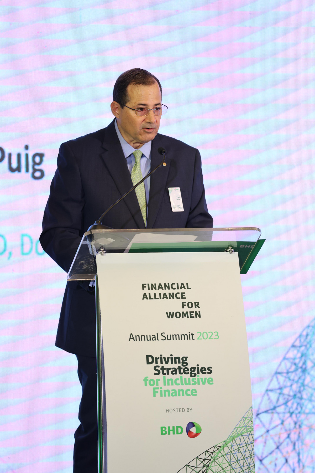 Steven Puig, presidente del Banco BHD.